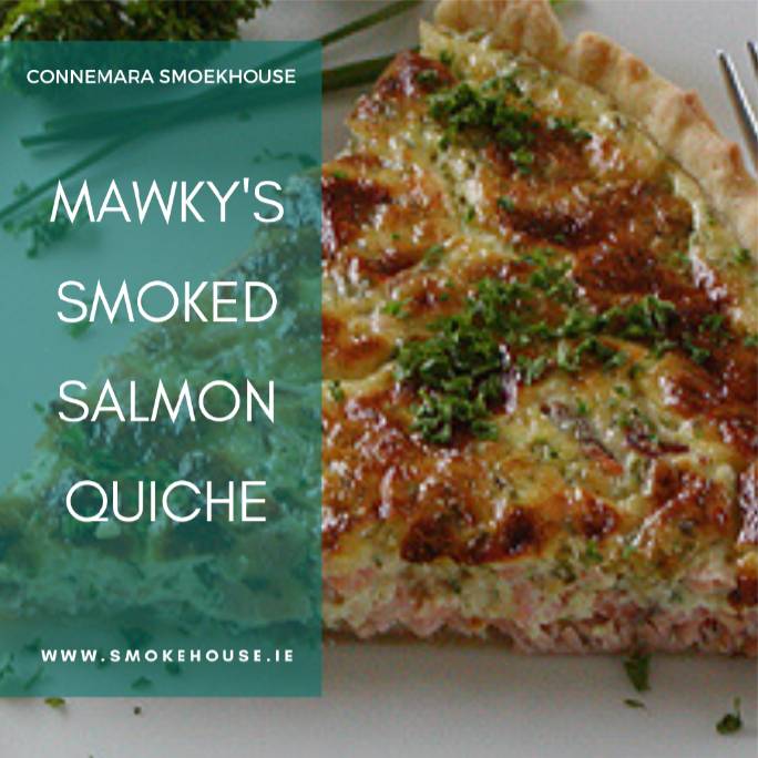 mawkys smoked salmon quiche